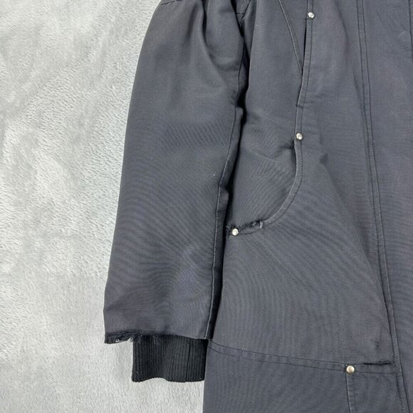 Moose Knuckles Black Down with Fur Jacket Women's Size S - Picture 13 of 16